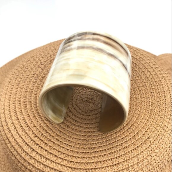 Buffalo Horn Cuff, Gladiator Horn Cuff - Picture 3 of 4